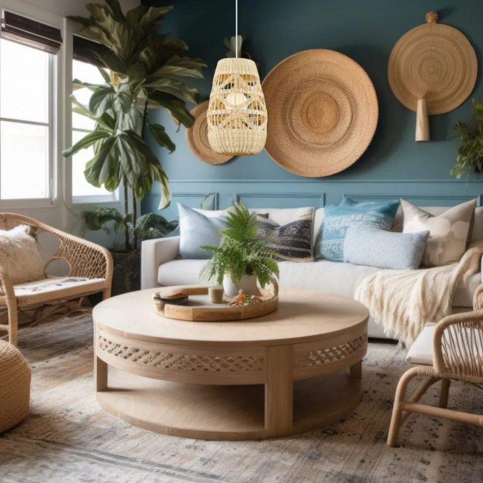 Lampa Wisząca ARONA Abażur Beżowy 1xG9 25cm
