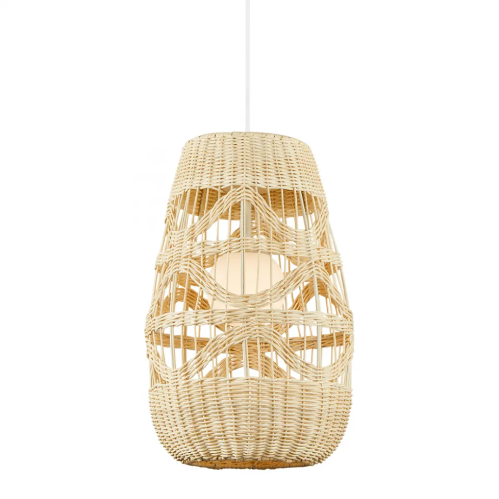 Lampa Wisząca ARONA Abażur Beżowy 1xG9 25cm