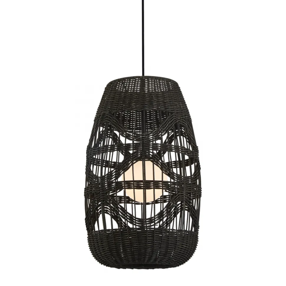 Lampa Wisząca ARONA Abażur Czarny 1xG9 25cm