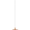 Lampa Wisząca ASTI Miedziany Bursztynowy Szklany Klosz 1xE27 29 cm