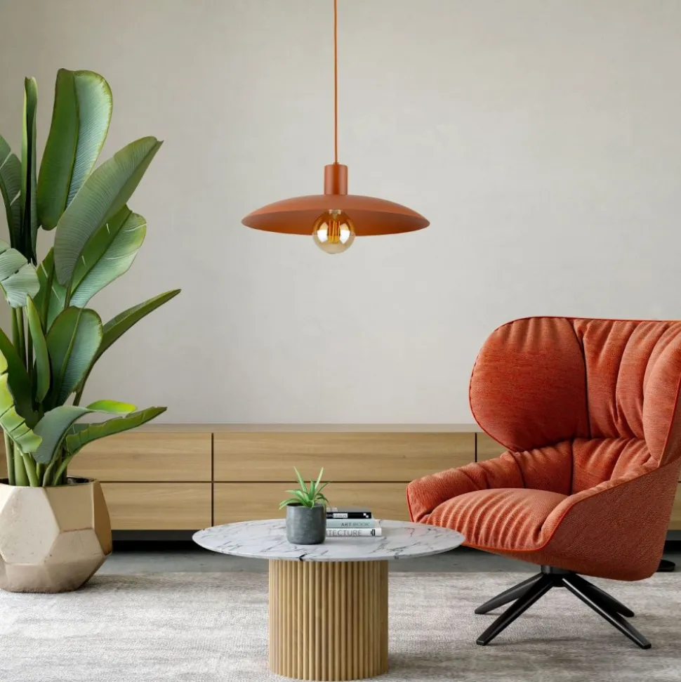 Lampa wisząca ASTRA ceglasta 1xE27
