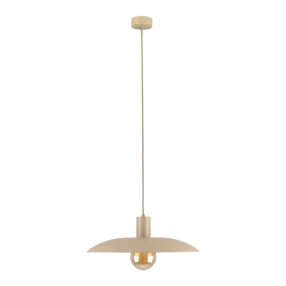 Lampa wisząca ASTRA sabia beżowa 1xE27