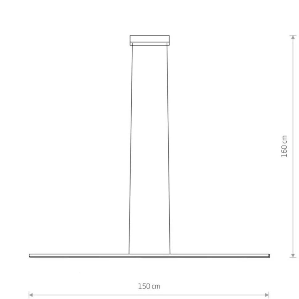 Lampa wisząca BAR LED M biała 32W 4000K