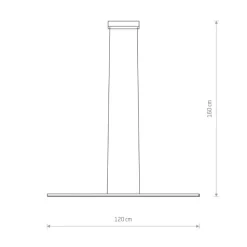 Lampa wisząca BAR LED S biała 27W 4000K