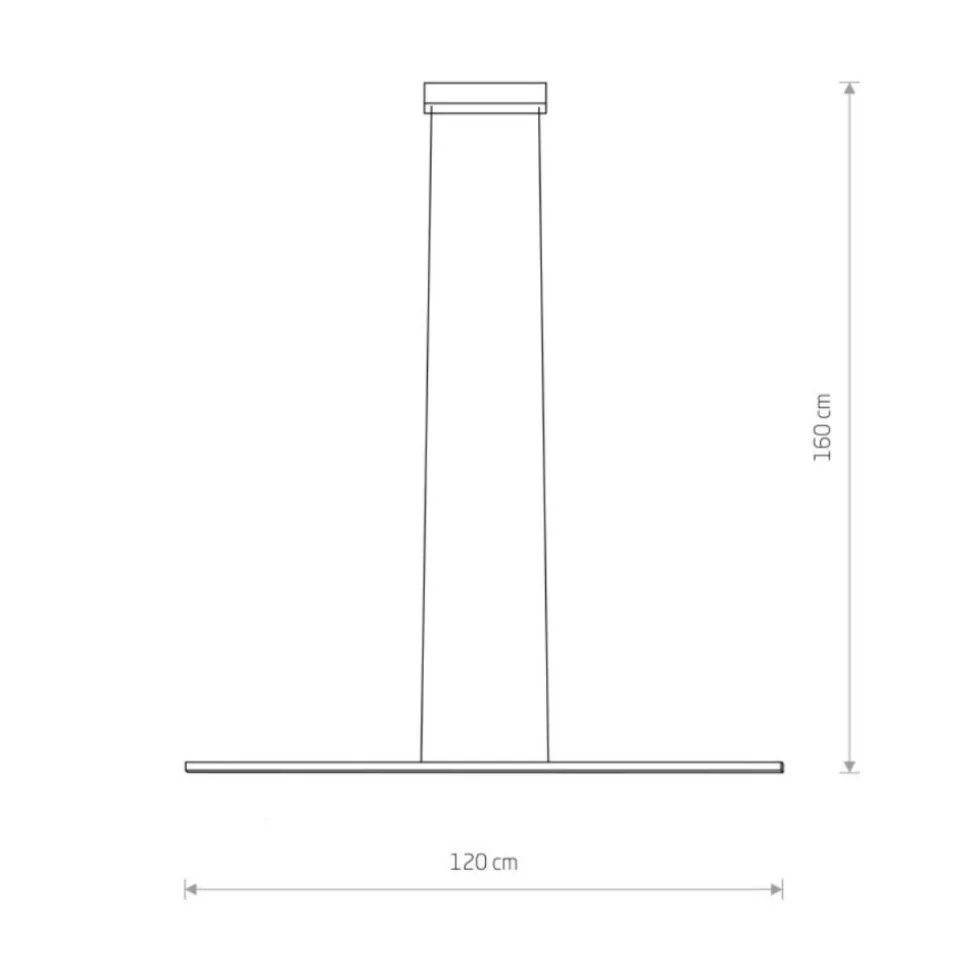 Lampa wisząca BAR LED S biała 27W 4000K
