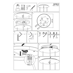 Lampa Wisząca BATON Czarny 3xE27