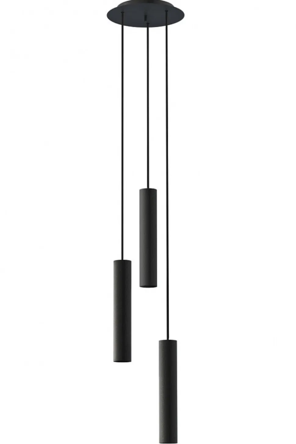Lampa Wisząca BATON Czarny 3xE27