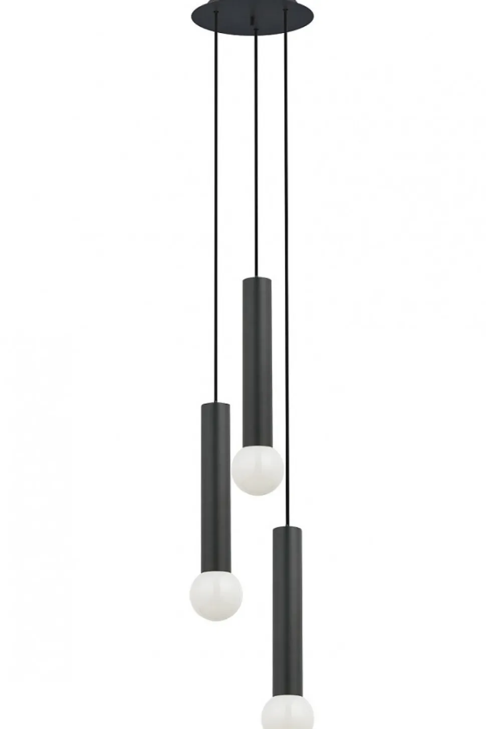 Lampa Wisząca BATON Czarny 3xE27