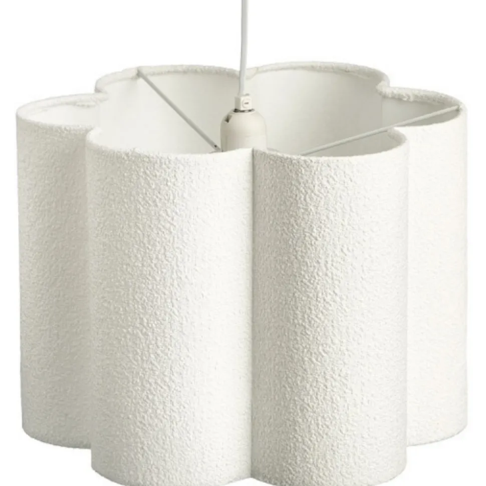 Lampa wisząca biała boucle 35x35x25 cm