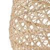 Lampa Wisząca BOHO Biały Brązowy Abażur 1xE27 60cm