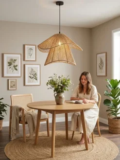 Lampa wisząca BOHO podwójna 40 cm