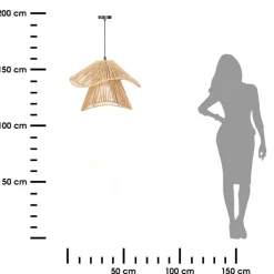 Lampa wisząca BOHO podwójna 40 cm