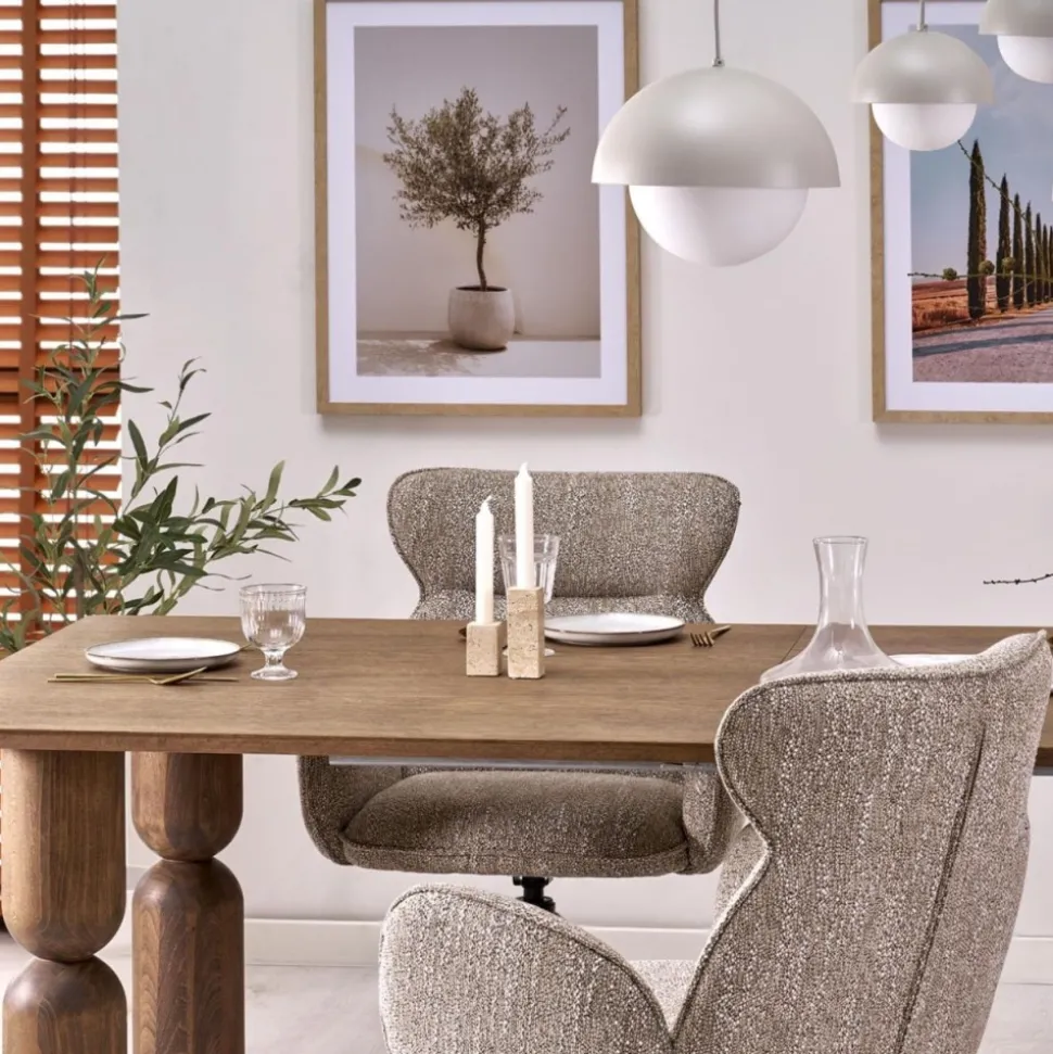 Lampa wisząca BONO beżowa 3xG9