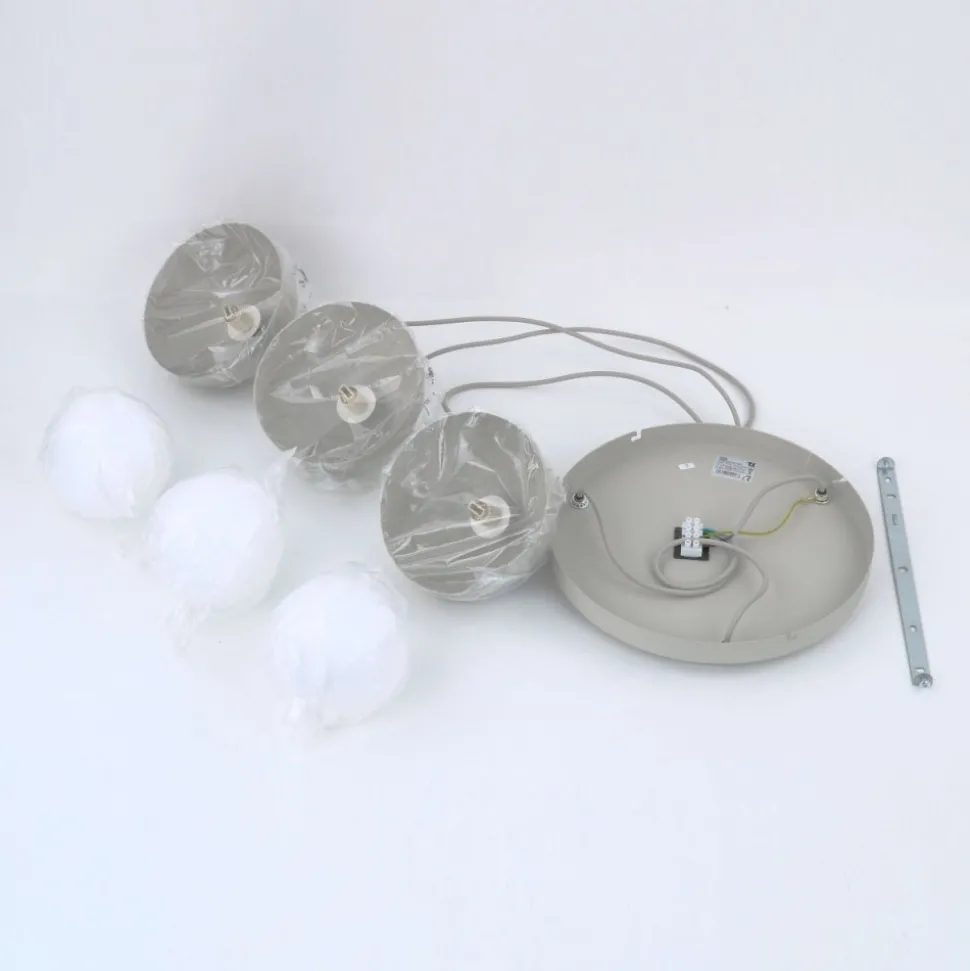 Lampa wisząca BONO beżowa 3xG9