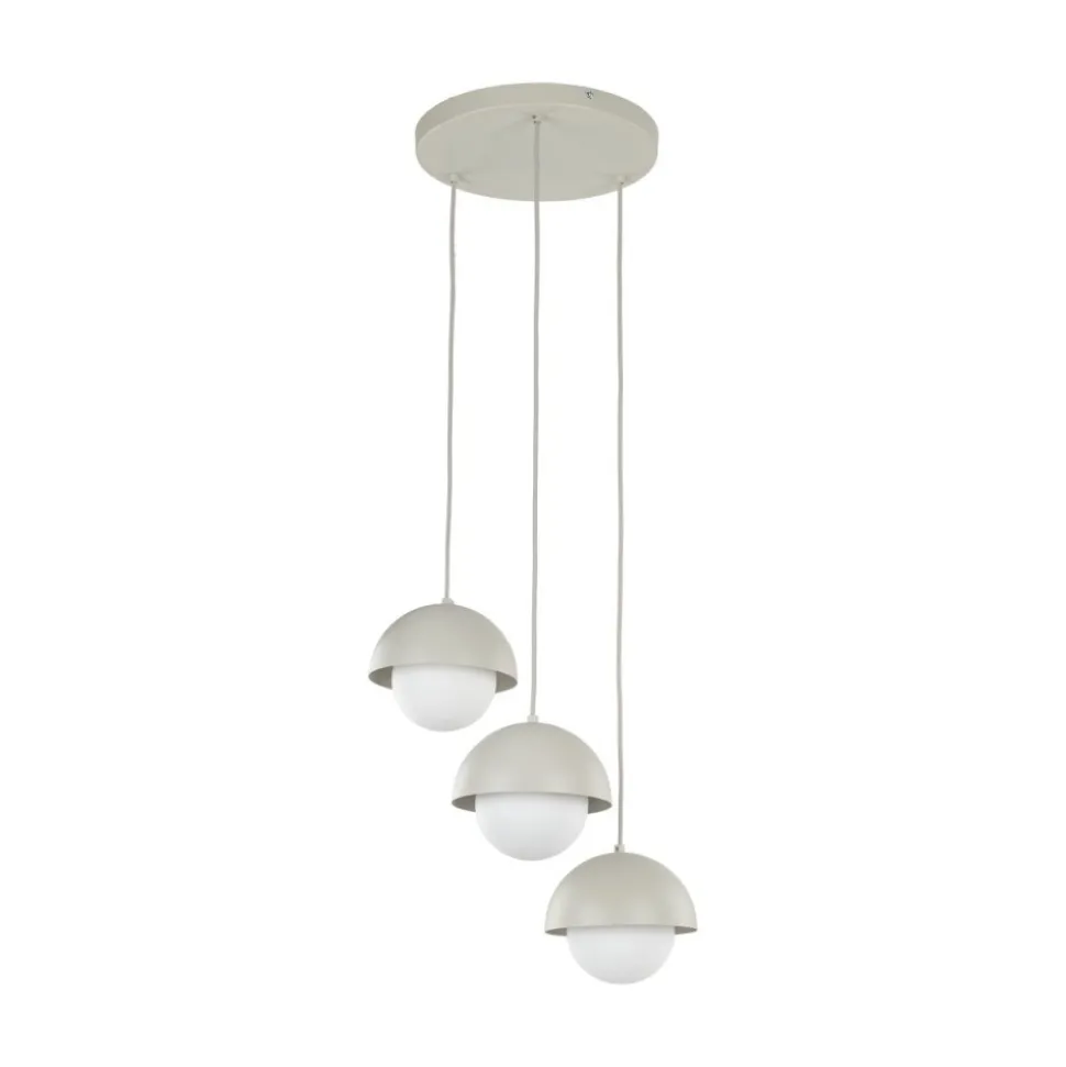 Lampa wisząca BONO beżowa 3xG9