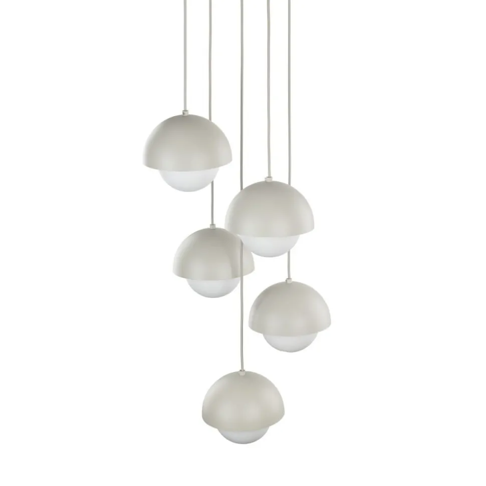 Lampa wisząca BONO beżowa 5xG9