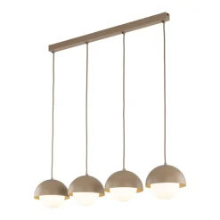 Lampa wisząca BONO sabia beżowa 4xG9