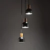 Lampa Wisząca CAIRO Czarny Metalowe Klosze 3xE27