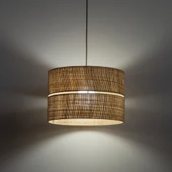 Lampa wisząca CALMA beżowa 1xE27 38 cm