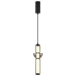 Lampa Wisząca CAMPO Czarny Szklany Klosz 19W LED 12cm