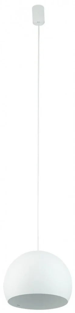 Lampa Wisząca CANDY Biały Metalowy Klosz 1xGU10 27,5cm