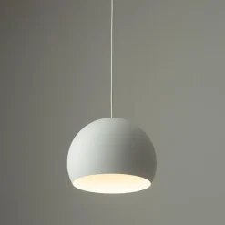 Lampa Wisząca CANDY Biały Metalowy Klosz 1xGU10 27,5cm
