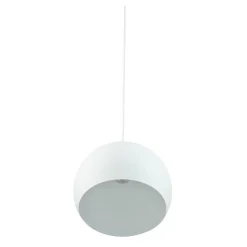Lampa Wisząca CANDY Biały Metalowy Klosz 1xGU10 27,5cm