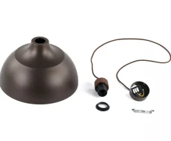 Lampa wisząca CAP brązowa 1xE27 34 cm