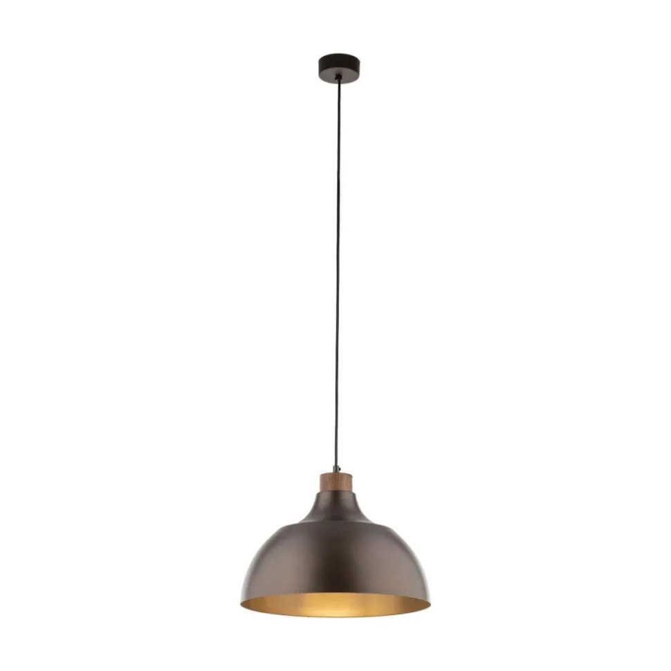 Lampa wisząca CAP brązowa 1xE27 34 cm