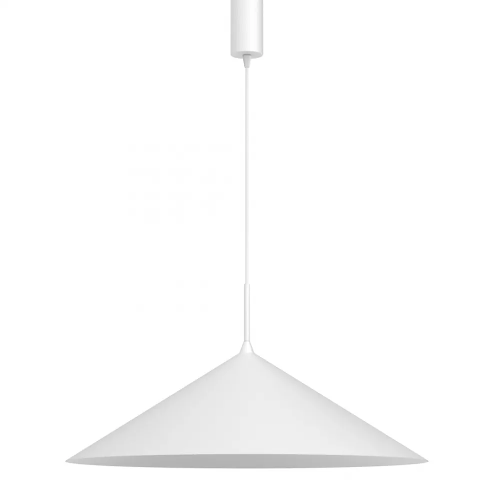 Lampa wisząca CAPITAL Biała Metalowa 1xGX53 60cm