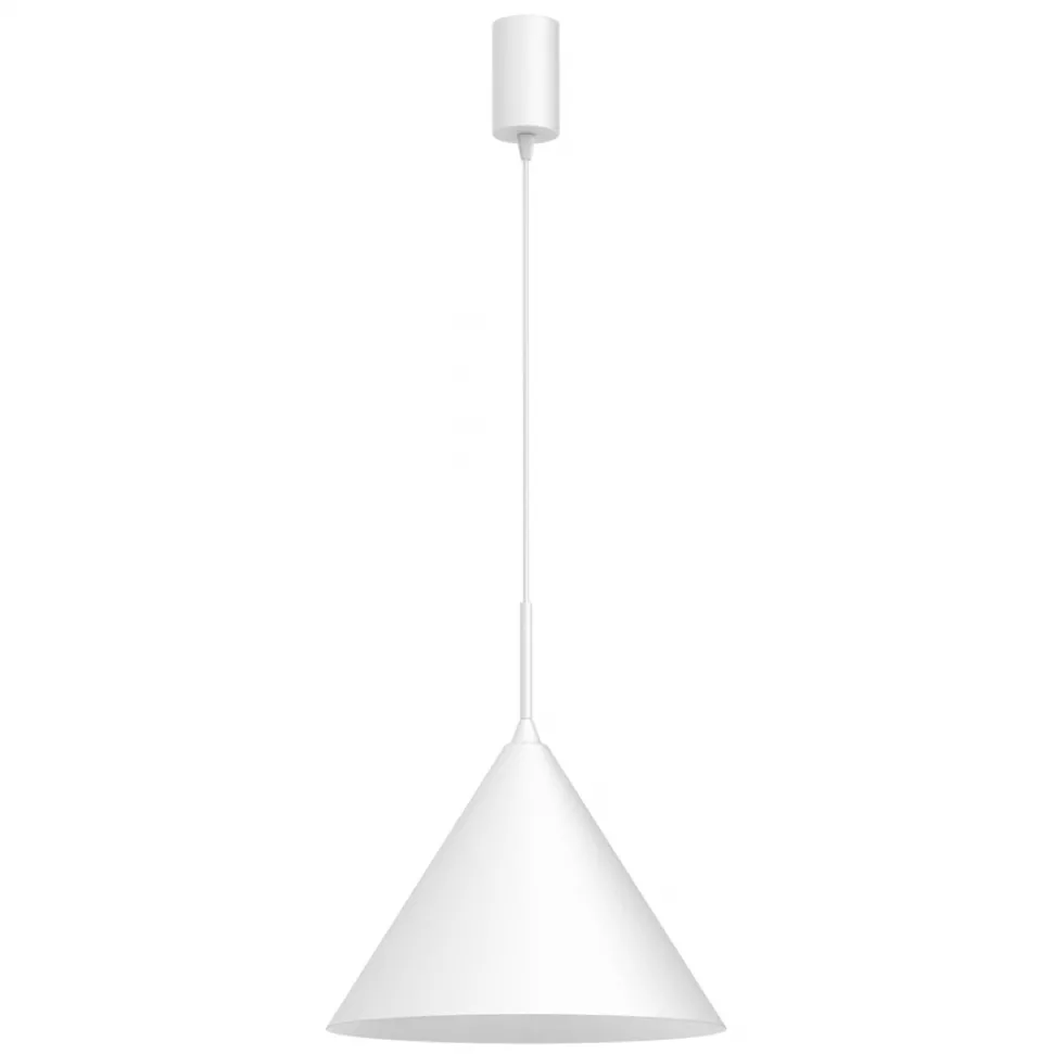 Lampa wisząca CAPITAL Biała Metalowa 1xGX53 32cm