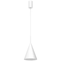 Lampa wisząca CAPITAL Biała Metalowa 1xGX53 17cm
