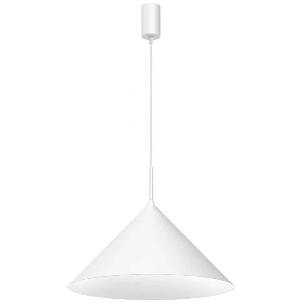 Lampa wisząca CAPITAL Biała Metalowa 1xGX53 46cm