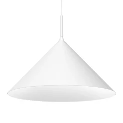 Lampa wisząca CAPITAL Biała Metalowa 1xGX53 46cm