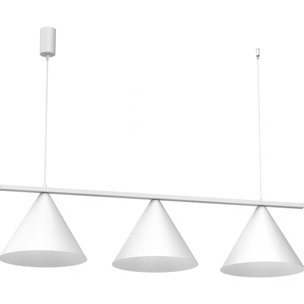 Lampa wisząca CAPITAL Biała Metalowa 3xGX52
