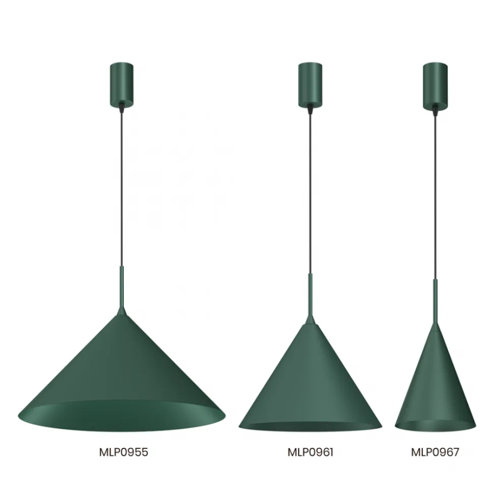 Lampa wisząca CAPITAL Zielona Metalowa 1xGX53 17cm