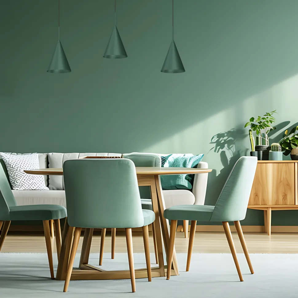 Lampa wisząca CAPITAL Zielona Metalowa 1xGX53 17cm