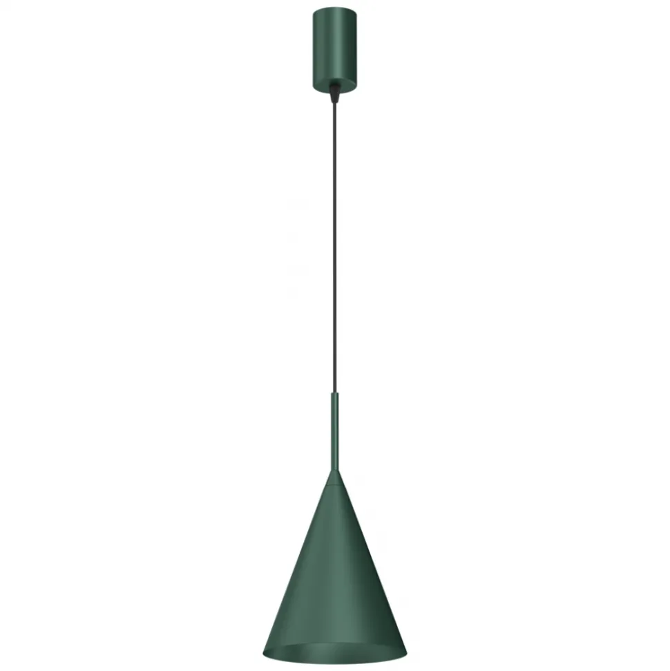 Lampa wisząca CAPITAL Zielona Metalowa 1xGX53 17cm