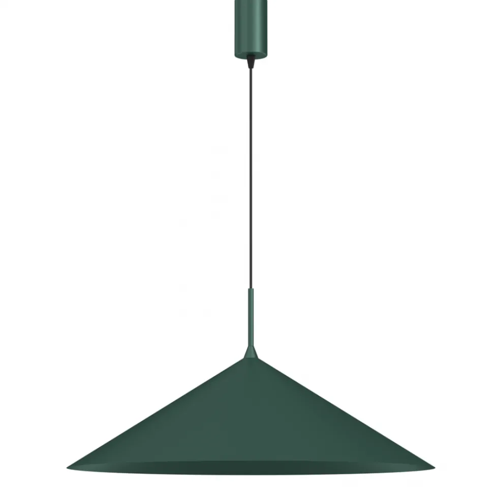 Lampa wisząca CAPITAL Zielona Metalowa 1xGX53 60cm