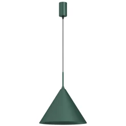 Lampa wisząca CAPITAL Zielona Metalowa 1xGX53 32cm