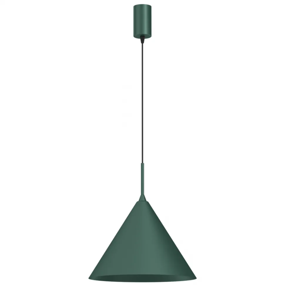 Lampa wisząca CAPITAL Zielona Metalowa 1xGX53 32cm