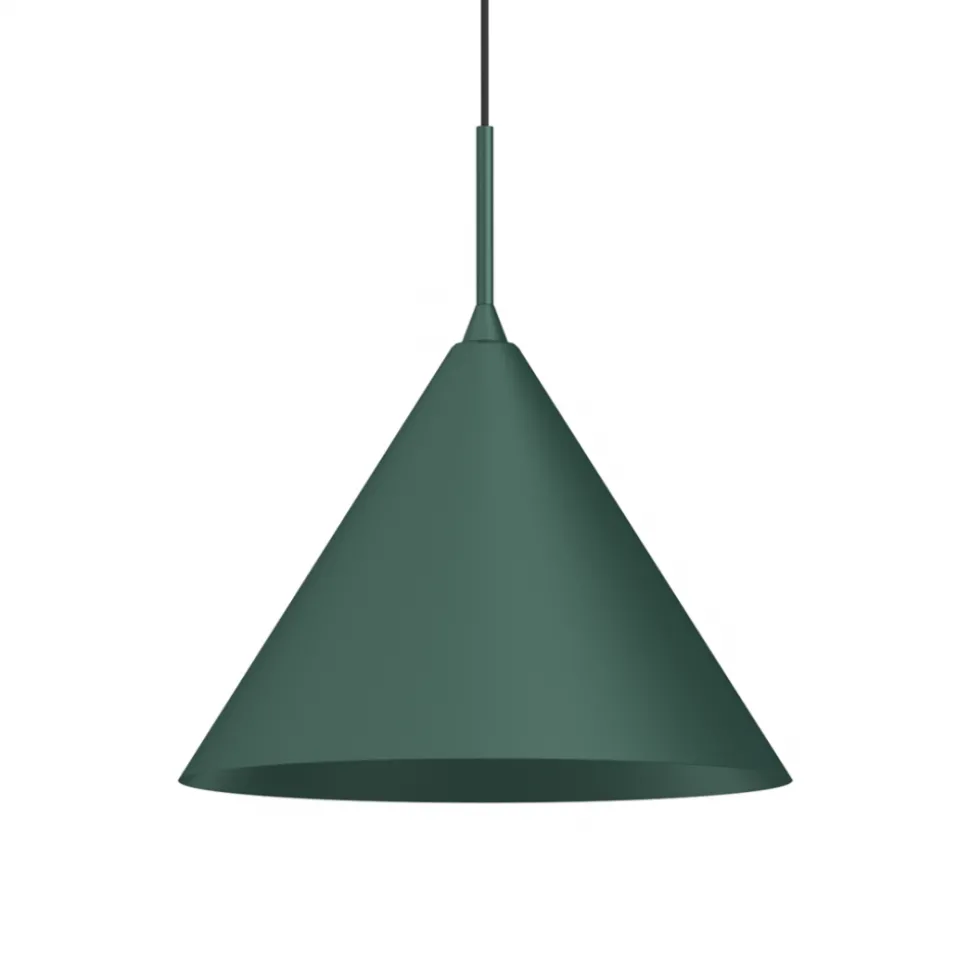 Lampa wisząca CAPITAL Zielona Metalowa 1xGX53 32cm