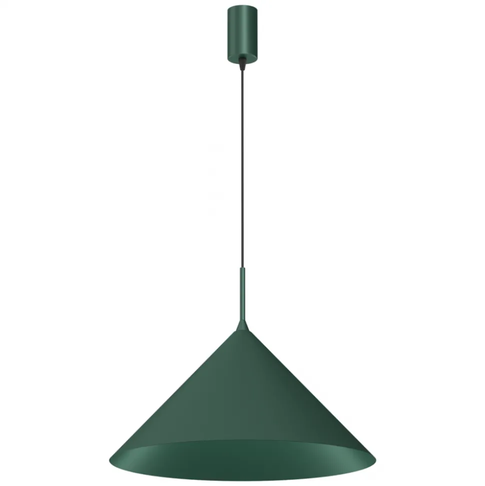 Lampa wisząca CAPITAL Zielona Metalowa 1xGX53 46cm