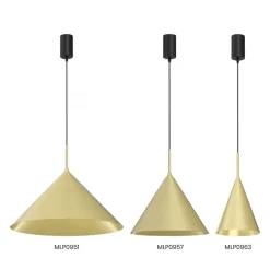 Lampa wisząca CAPITAL Złota Metalowa 1xGX53 46cm