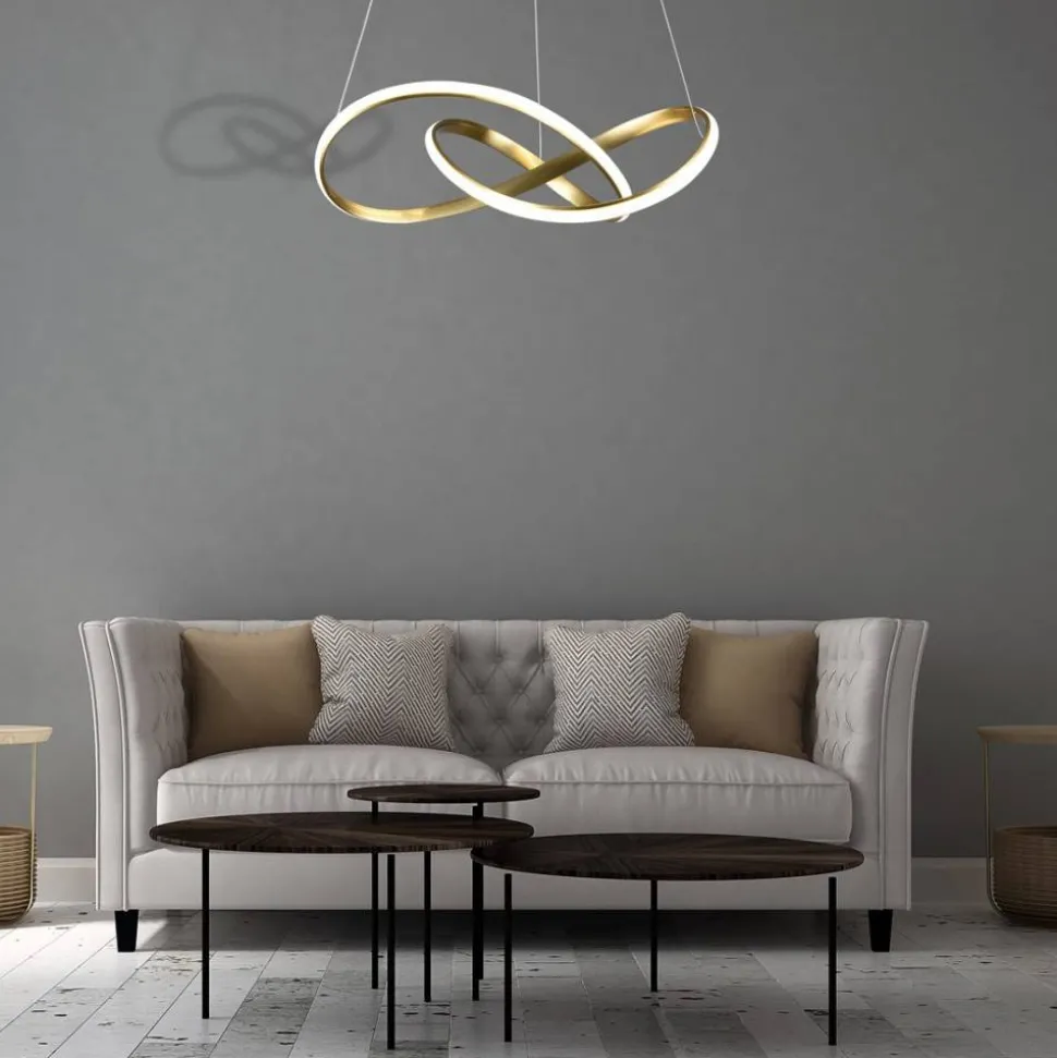 Lampa wisząca CAPPIO złota 36W LED