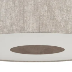 Lampa wisząca CEDRO L beżowa 1xE27