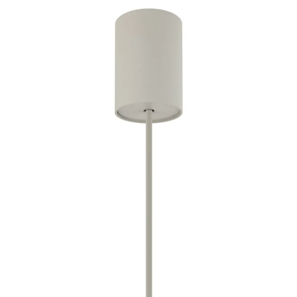 Lampa wisząca CEDRO L beżowa 1xE27