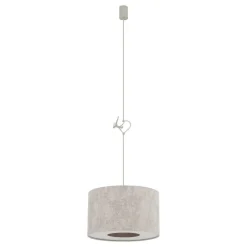 Lampa wisząca CEDRO S beżowa 1xE27