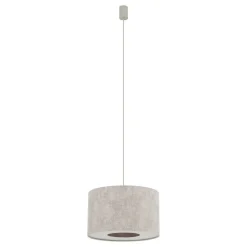 Lampa wisząca CEDRO S beżowa 1xE27