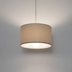 Lampa wisząca CEDRO S beżowa 1xE27